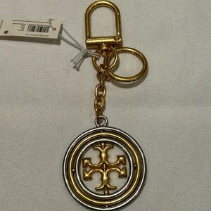 New w/ Tags TORY BURCH logo keychain